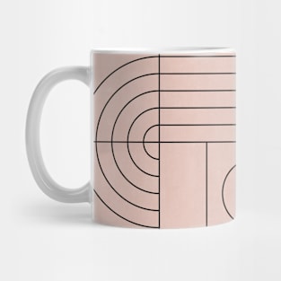 My Favorite Geometric Patterns No.20 - Pale Pink Mug